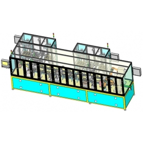 Automatic assembly line of induction key