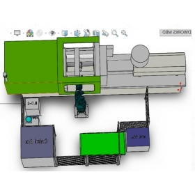 Injection molding embedded parts automation project