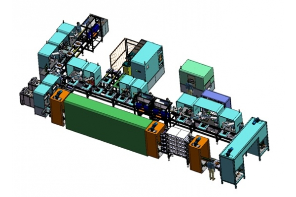 Micro inverter automatic assembly line