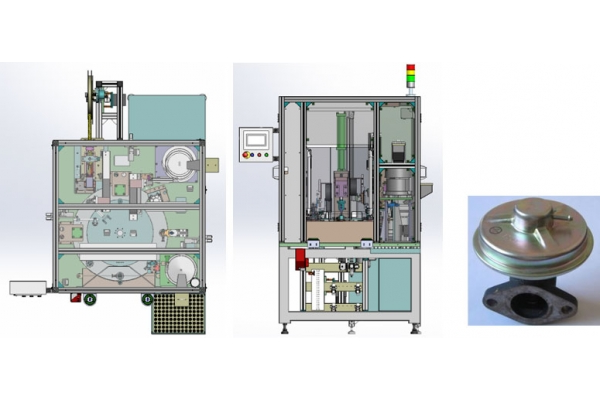 Automatic assembly of EGR valves